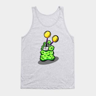 Wear Your Mask Alien Monster Slime Cartoon Covid Tank Top